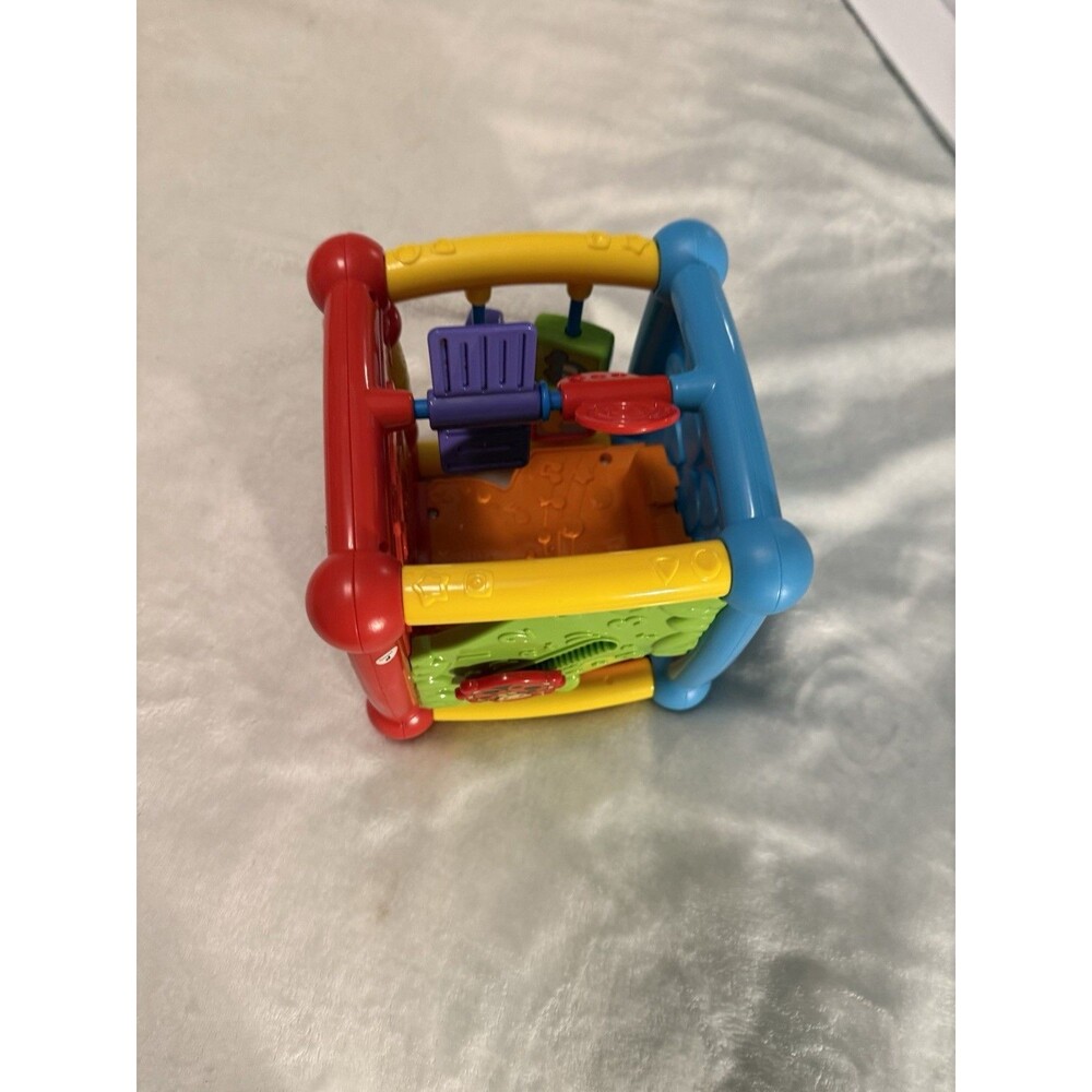 VTech Busy Learners Activity Cube Multi-Color Interactive Educational Infant Toy